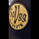 Baseball Cap klassisch schwarz "Logo" gestickt